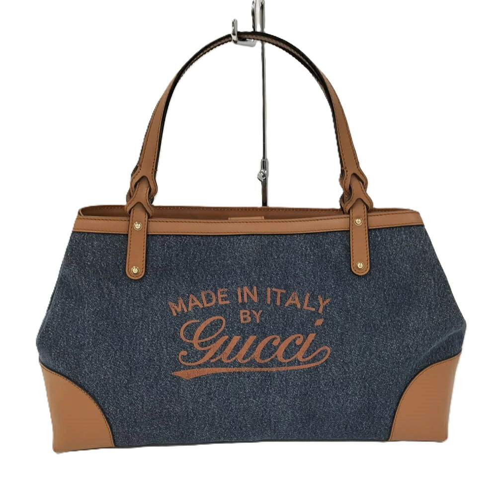Gucci Craft Tote Bag Denim